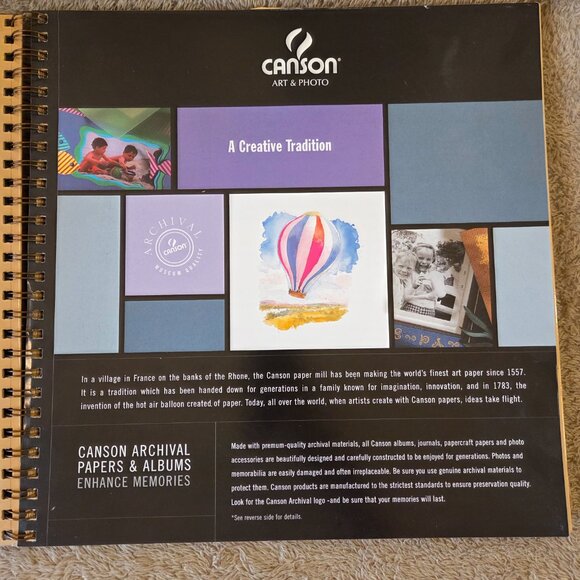 Canson Scrapbook 13.25x14 – Archival, 40 pages - Picture 4 of 6